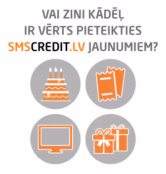 Vai zini kādēļ ir vērts pieteikties SMScredit.lv jaunumiem?