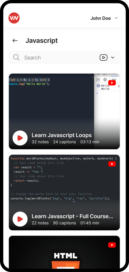 Notepad Video Video Screenshots and Notes - YouTube & more