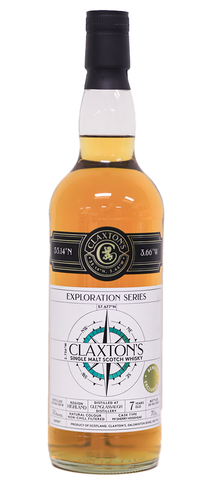 Claxton's - Exploration Series - Glenglassaugh 2018 - 7 YO - PX Sherry Hogshead - 50%