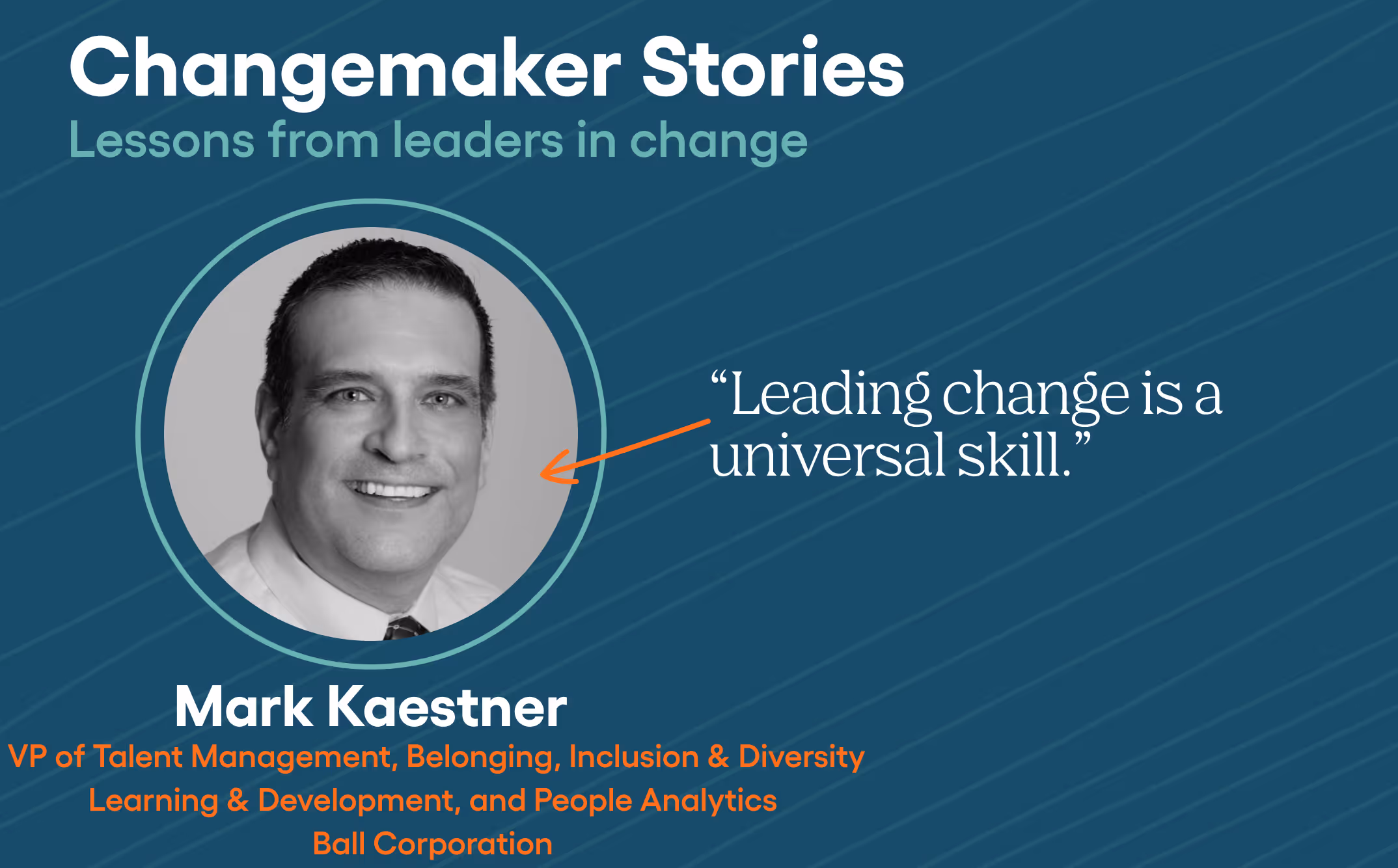 Changemaker Series: Mark Kaestner