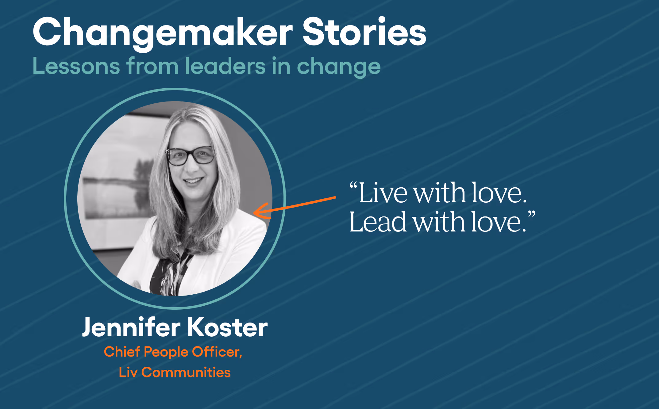 Changemaker Series: Jennifer Koster