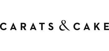 Carats & Cake brand logo in black text.