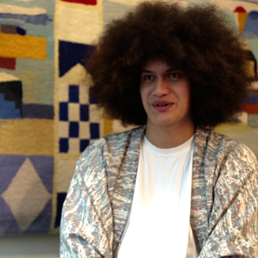 Video capture of Sheldon Rua for the Pou Kanohi poet series for the Auckland Museum Pou Kanohi exhibition.