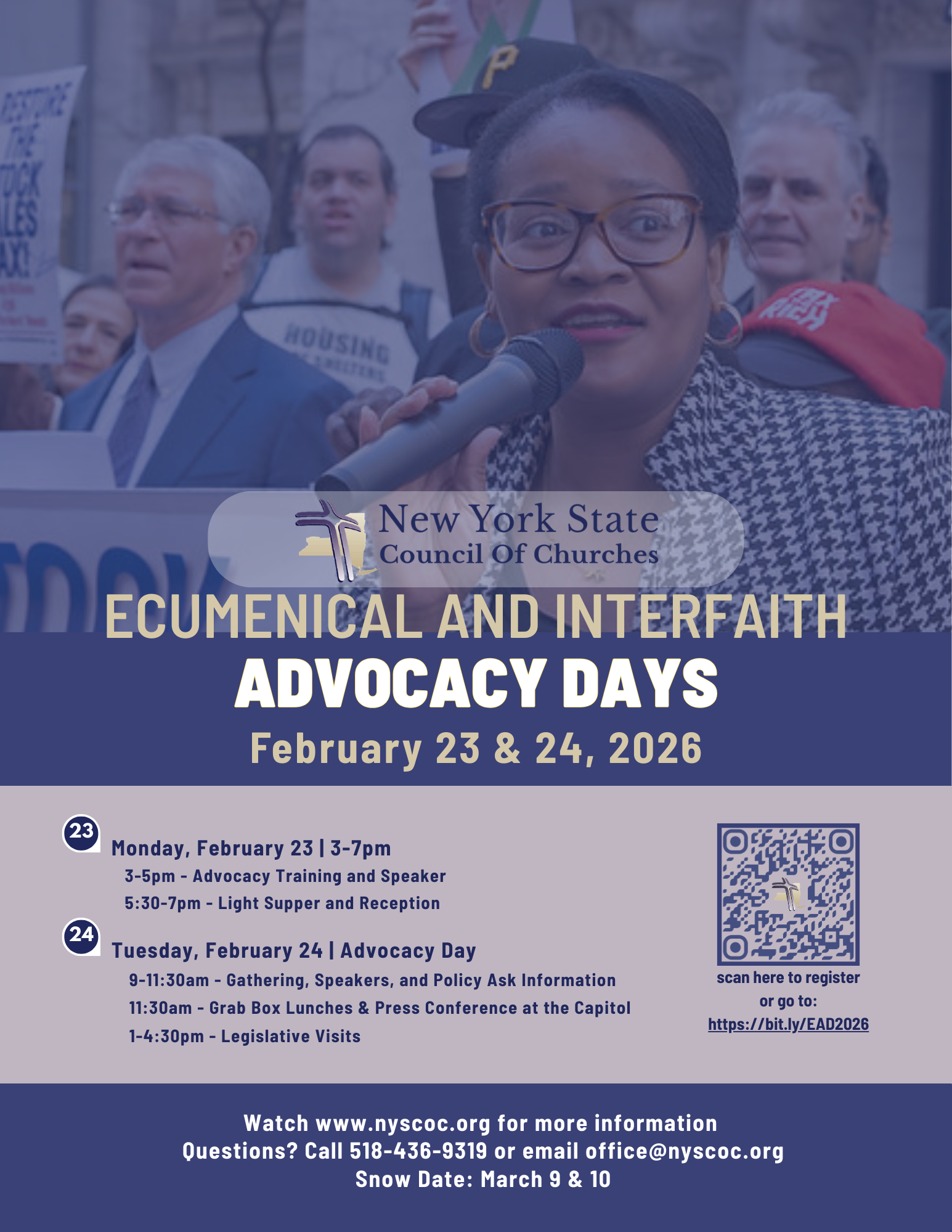 Ecumenical and Interfaith Advocacy Days 2026