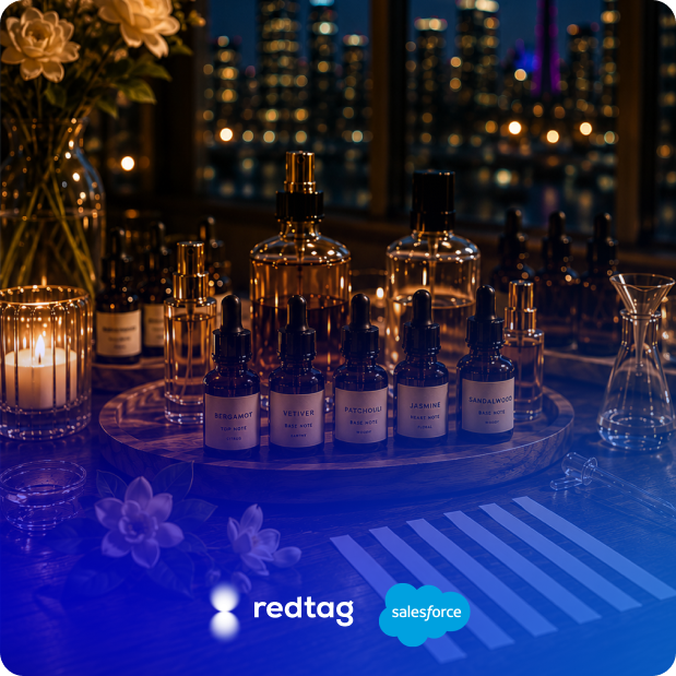 Redtag x Salesforce Revenue Cloud fragrance workshop event