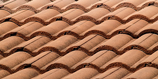 concrete and clay roof
