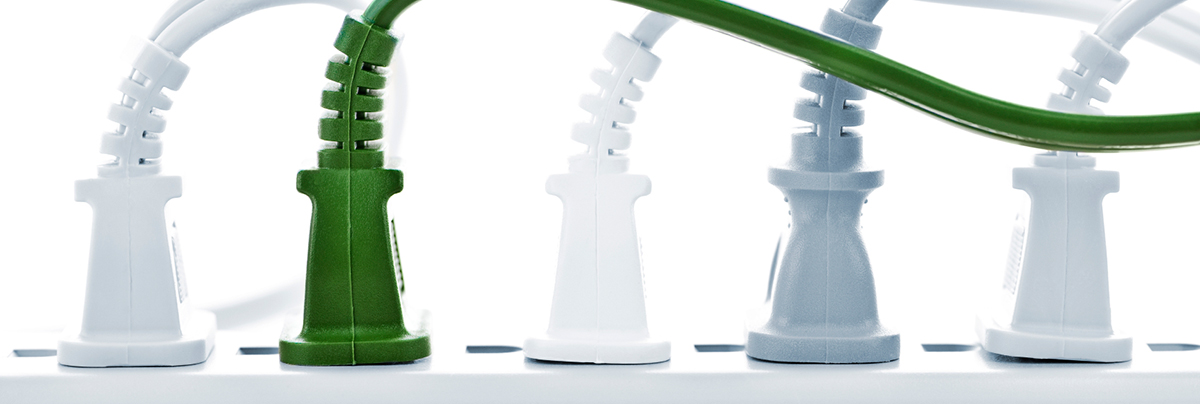 Install enough power-point to avoid the need for multi-plug adapters