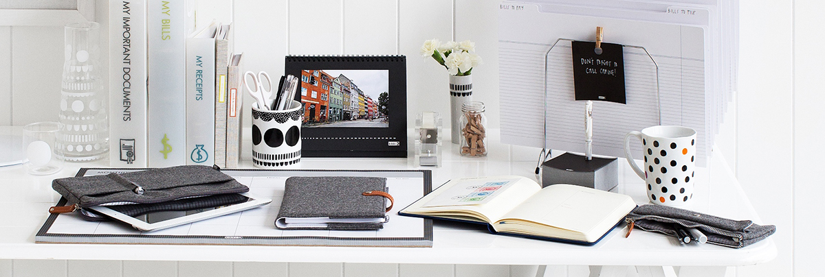 funky work space with a range of accessories from Kikki K
