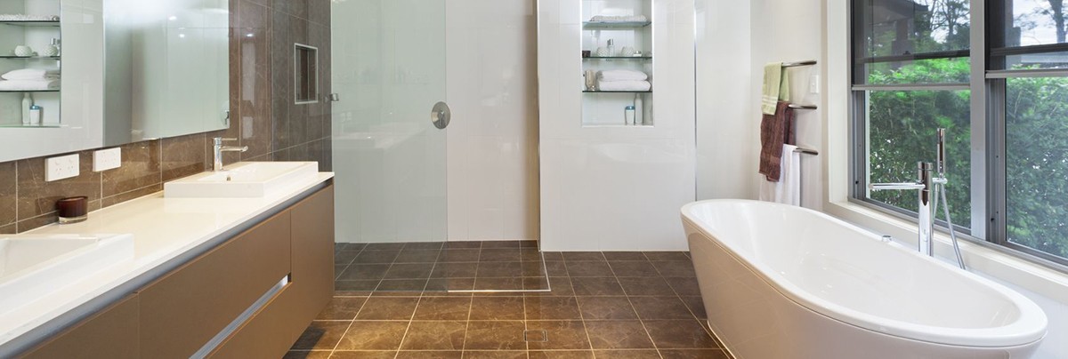 Water technology in renovated bathroom