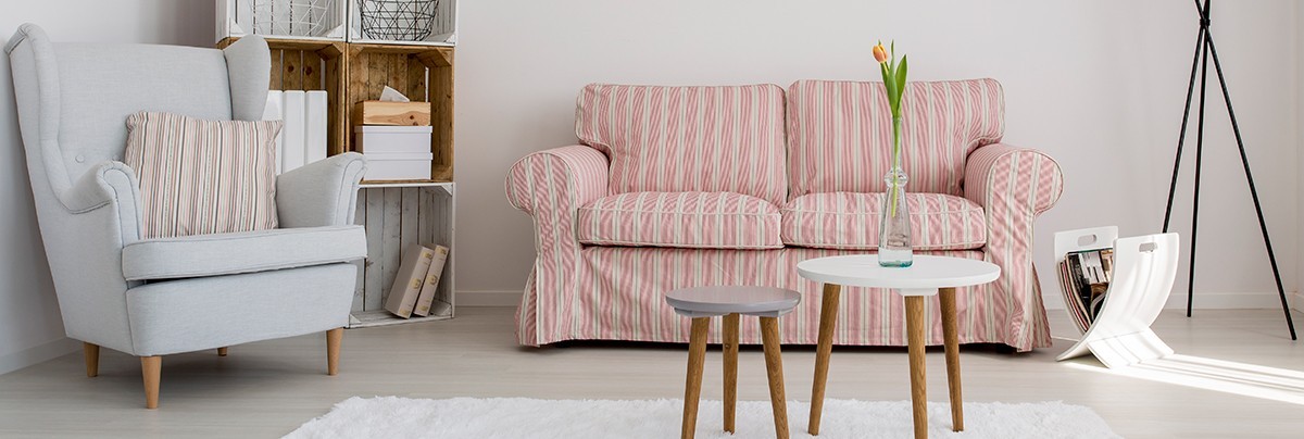Pastel living room