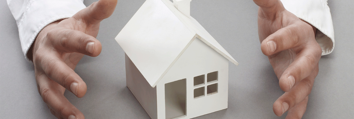 hands about to grab a wooden toy house