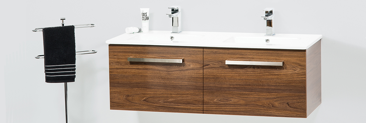 Wall mounted bathroom vanity