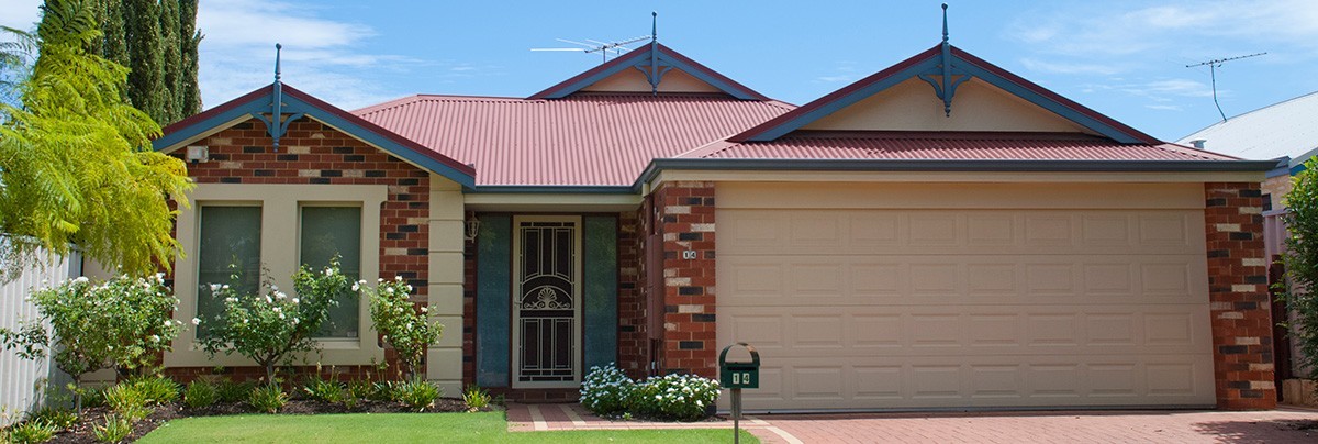 Typical brick standalone home found in Joondalup.