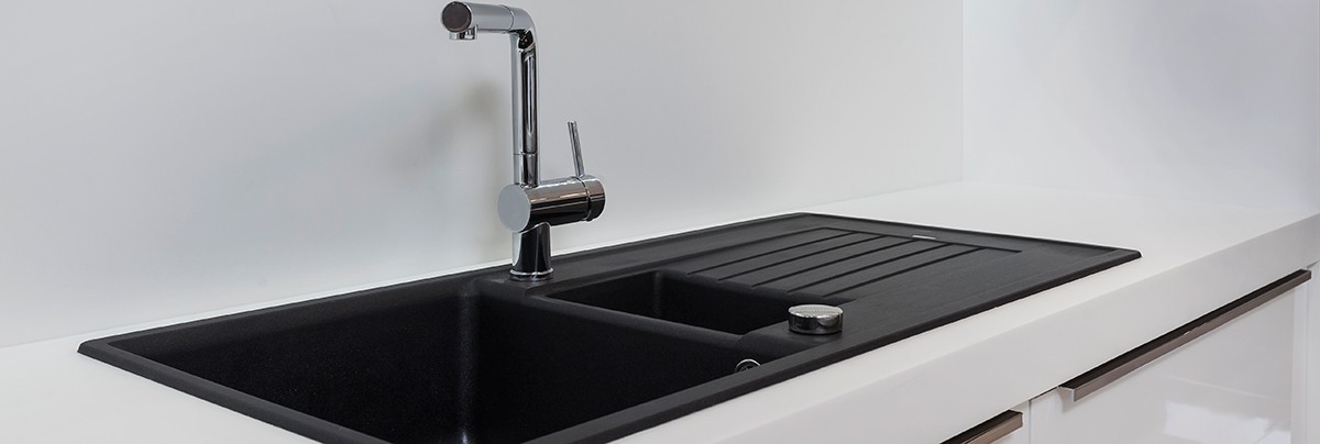 flash black kitchen sink