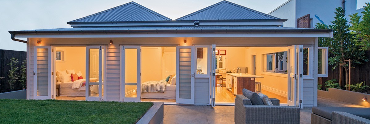 A villa transformation in Ponsonby with full of lights
