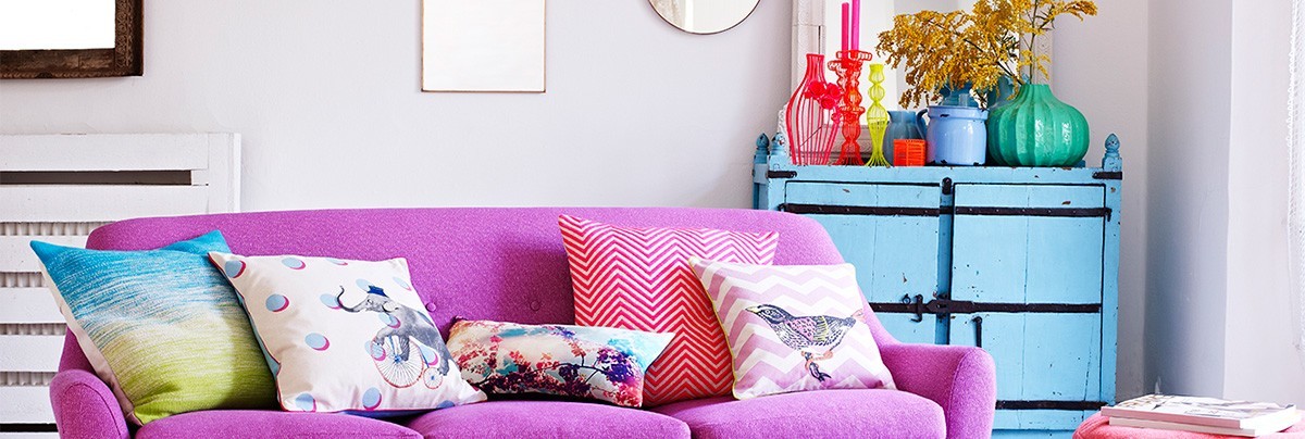 colourful living room