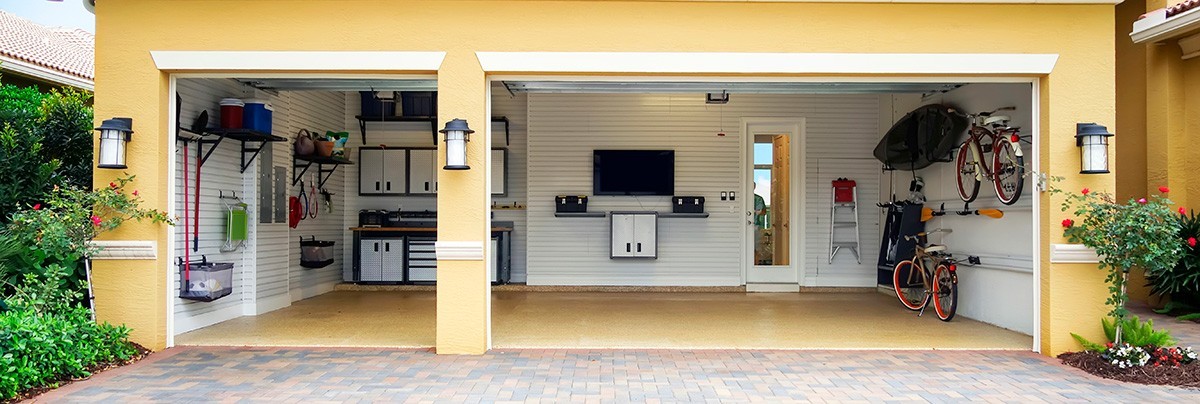 An organised garage
