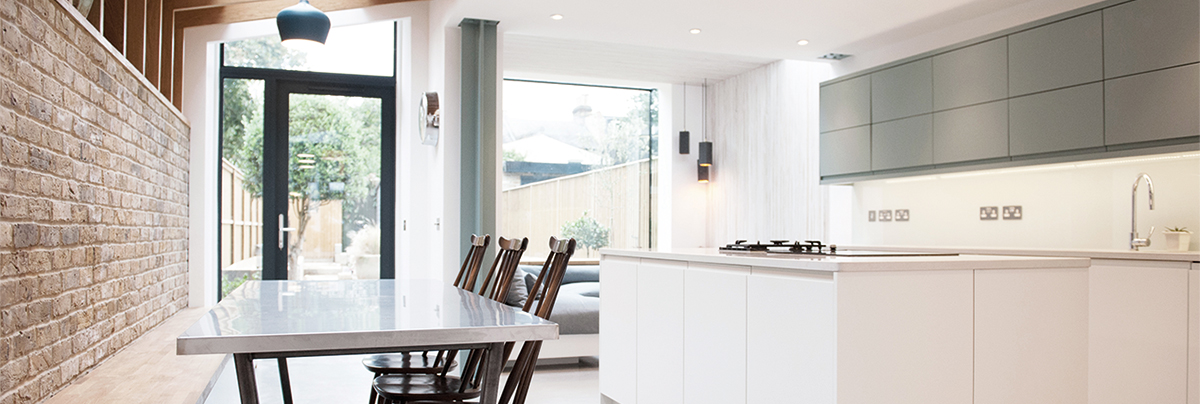 dining room and kitchen bench