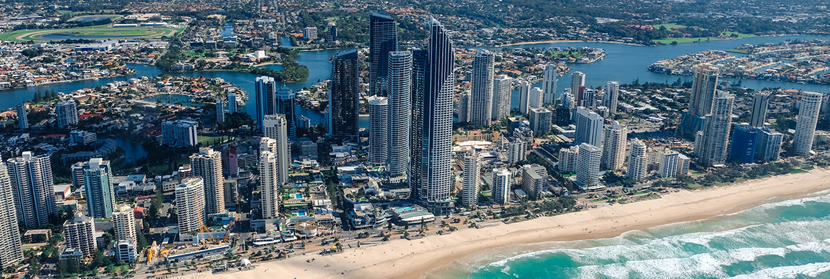 gold coast aerial pic
