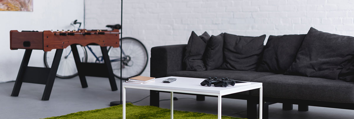 Garage converted into lounge UK