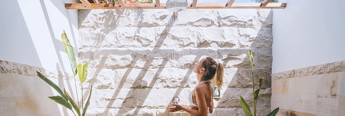 outdoor shower