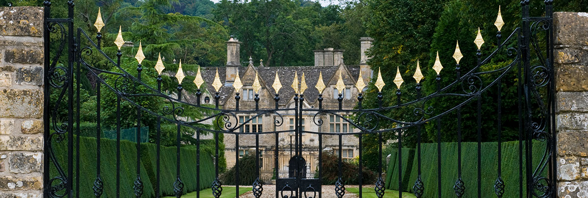 gated UK manor
