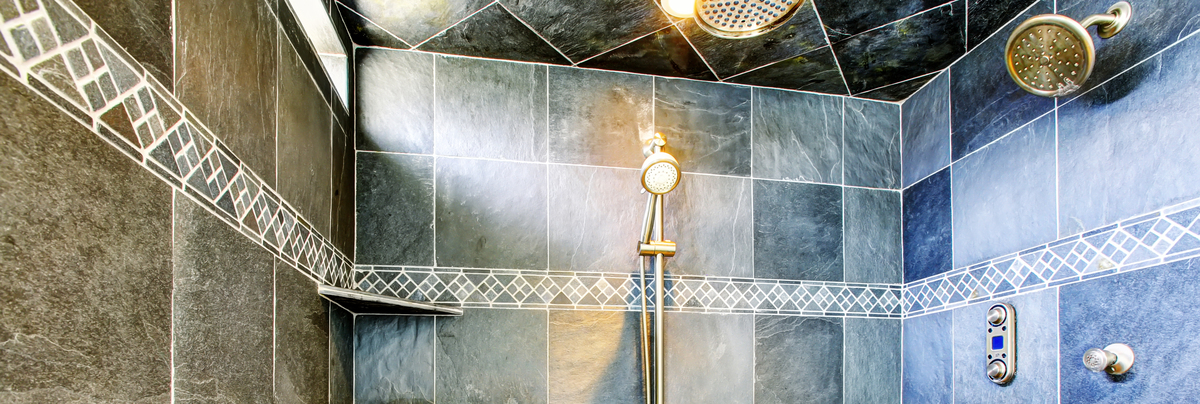 Luxury walk-in shower