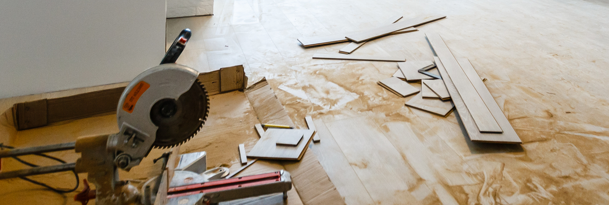 Messy home renovation
