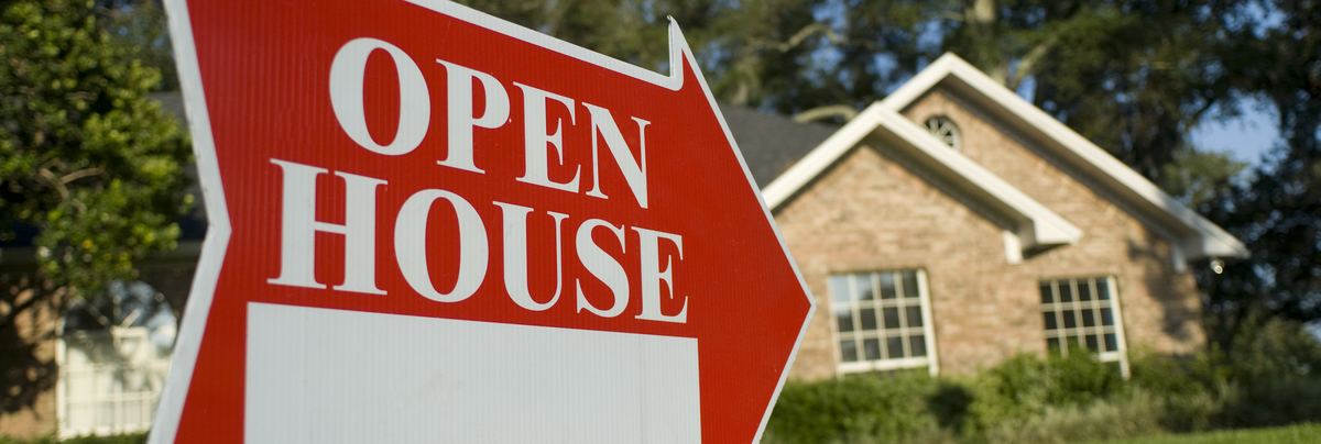 Open home sign
