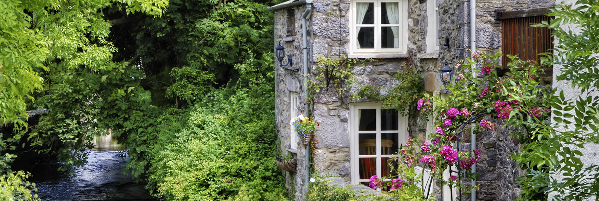 Riverside English cottage