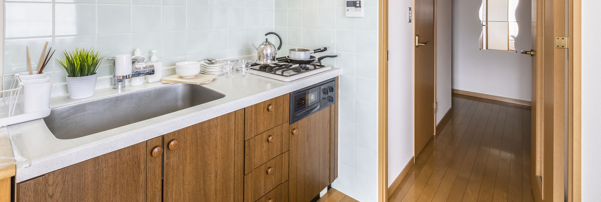 Small wooden kitchen