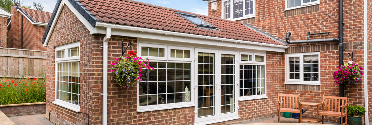 Brick house extension