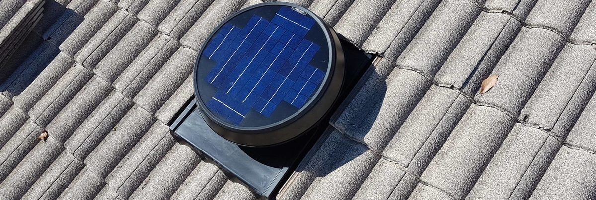 Solar attic ventilation
