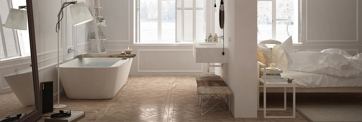 bathroom in bedroom