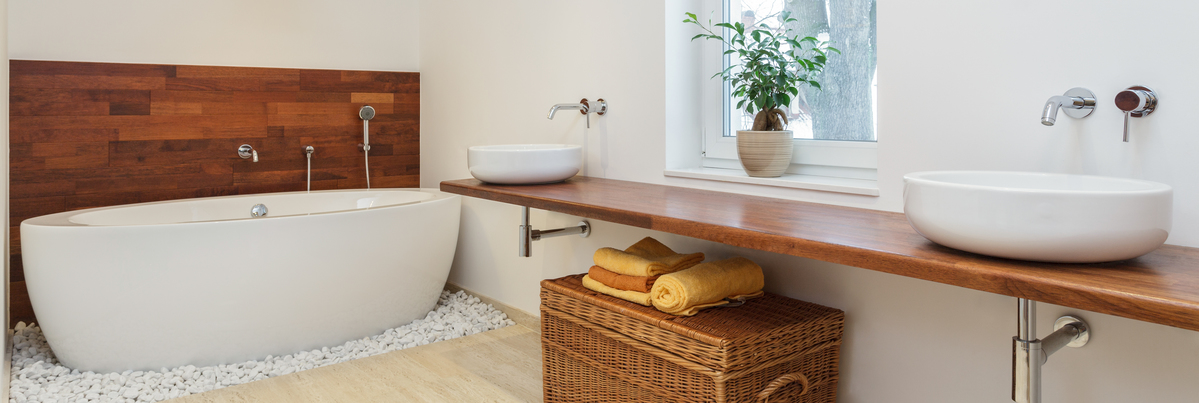 Natural bathroom design