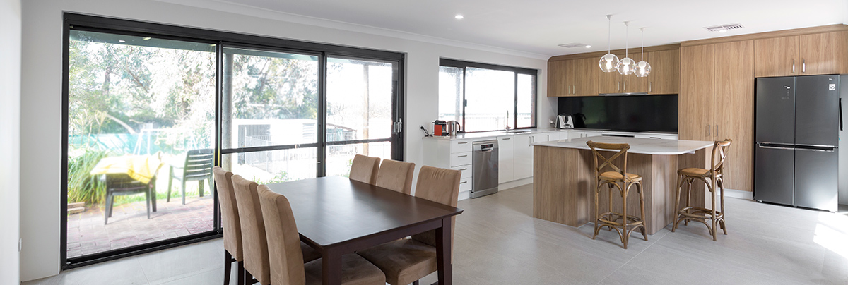 Open plan living room