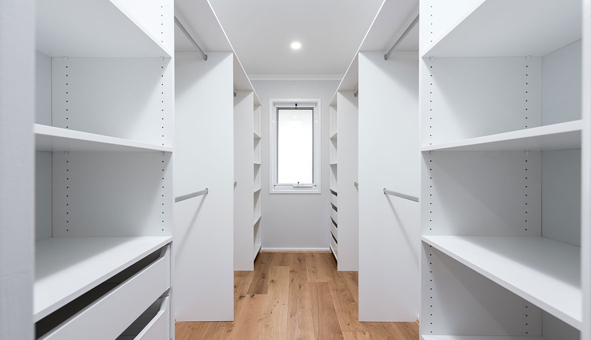 apartment renovation with a new open plan layout. New bathroom and renovated bedroom