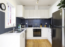 Renovated Federation semi kitchen Australia
