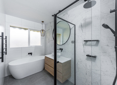 stylish dingley modern bathroom