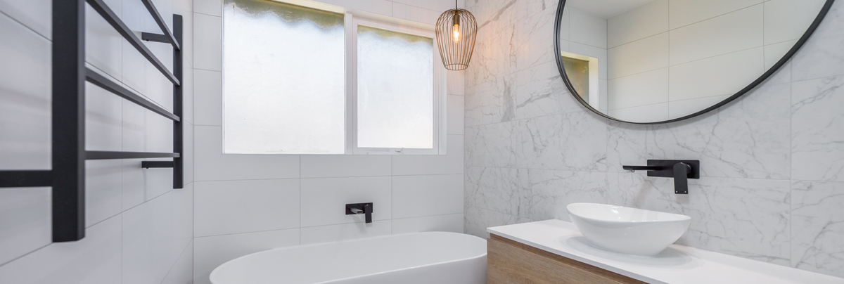 stylish dingley modern bathroom