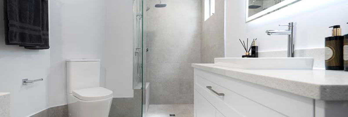With a reconfigured layout and completely upgraded interior, this ensuite has become much more spacious and functional than its original build