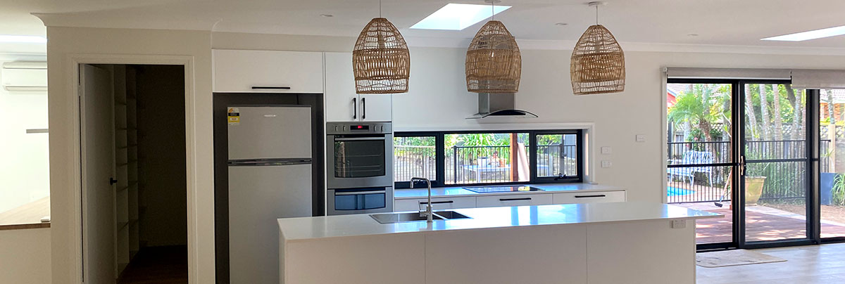 What began as an internal renovation eventually became an all-encompassing refresh of this secluded suburban property.