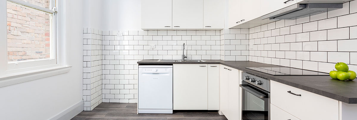apartment kitchen renovation in Potts Point