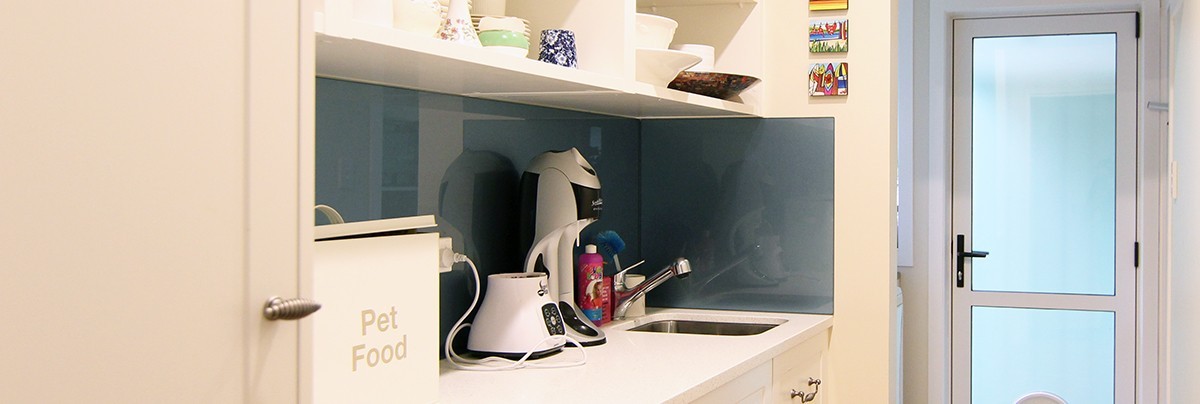 New scullery space created from the old laundry space.
