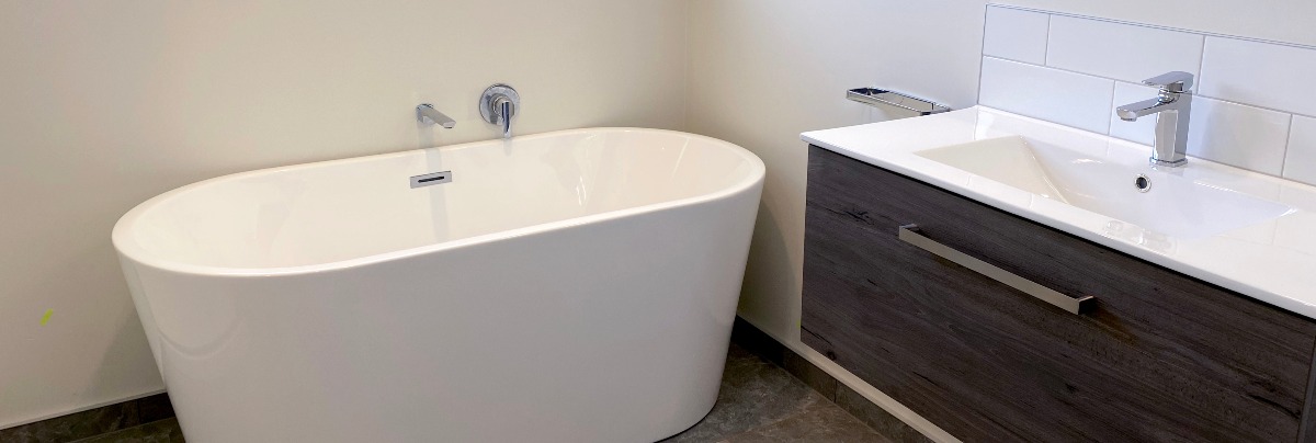 Modern bathroom renovation