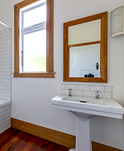 Tiled bath and shower