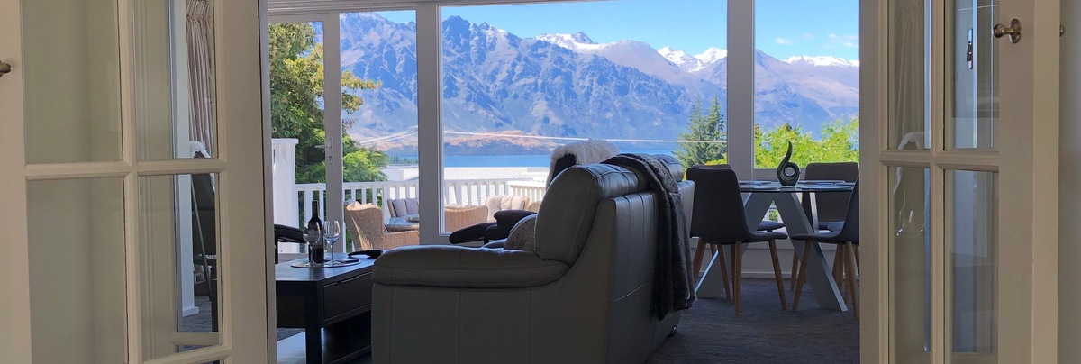 Renovated living area in Queenstown