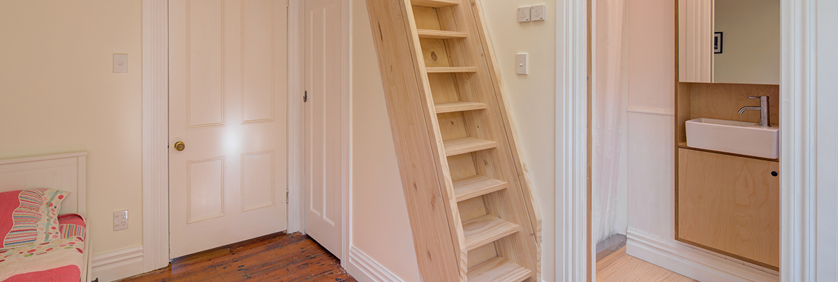 An ensuite and mezzanine addition in Wellington