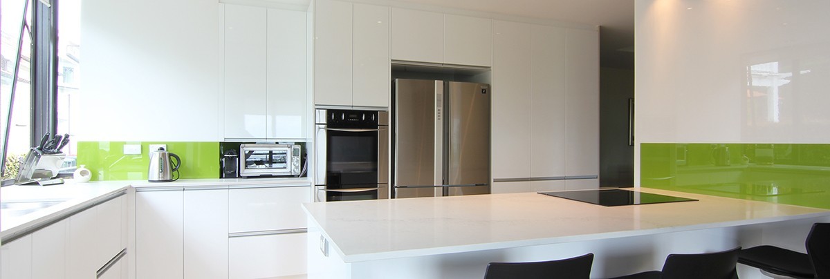 Completed kitchen renovation with modern designs and amenities.