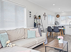 Garage conversion to a compact townhouse in Auckland, New Zealand